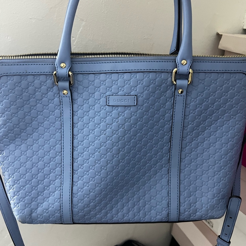 GUCCI Micro Guccissima Leather 449656 2way Shoulder Handbag gently used